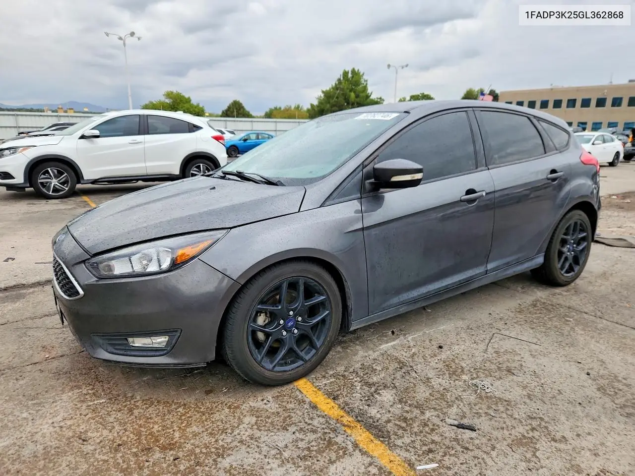 FORD FOCUS 2016, VIN 1FADP3K25GL362868