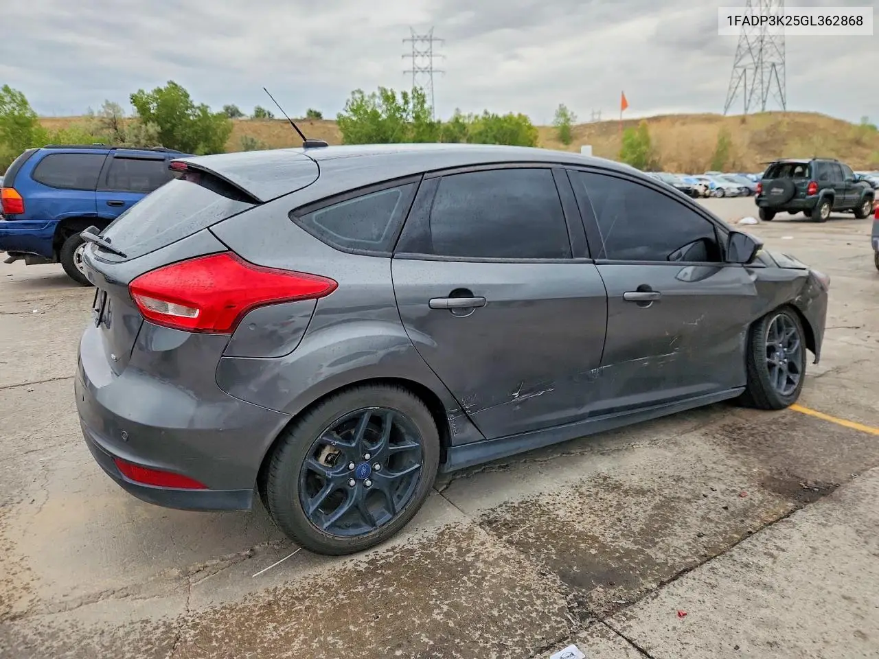 2016 FORD FOCUS VIN 1FADP3K25GL362868 — фото 3