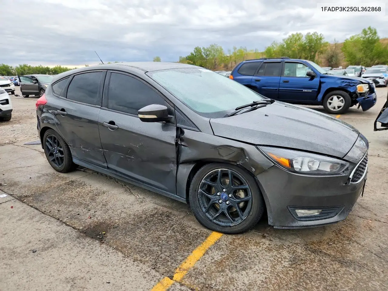2016 FORD FOCUS VIN 1FADP3K25GL362868 — фото 4