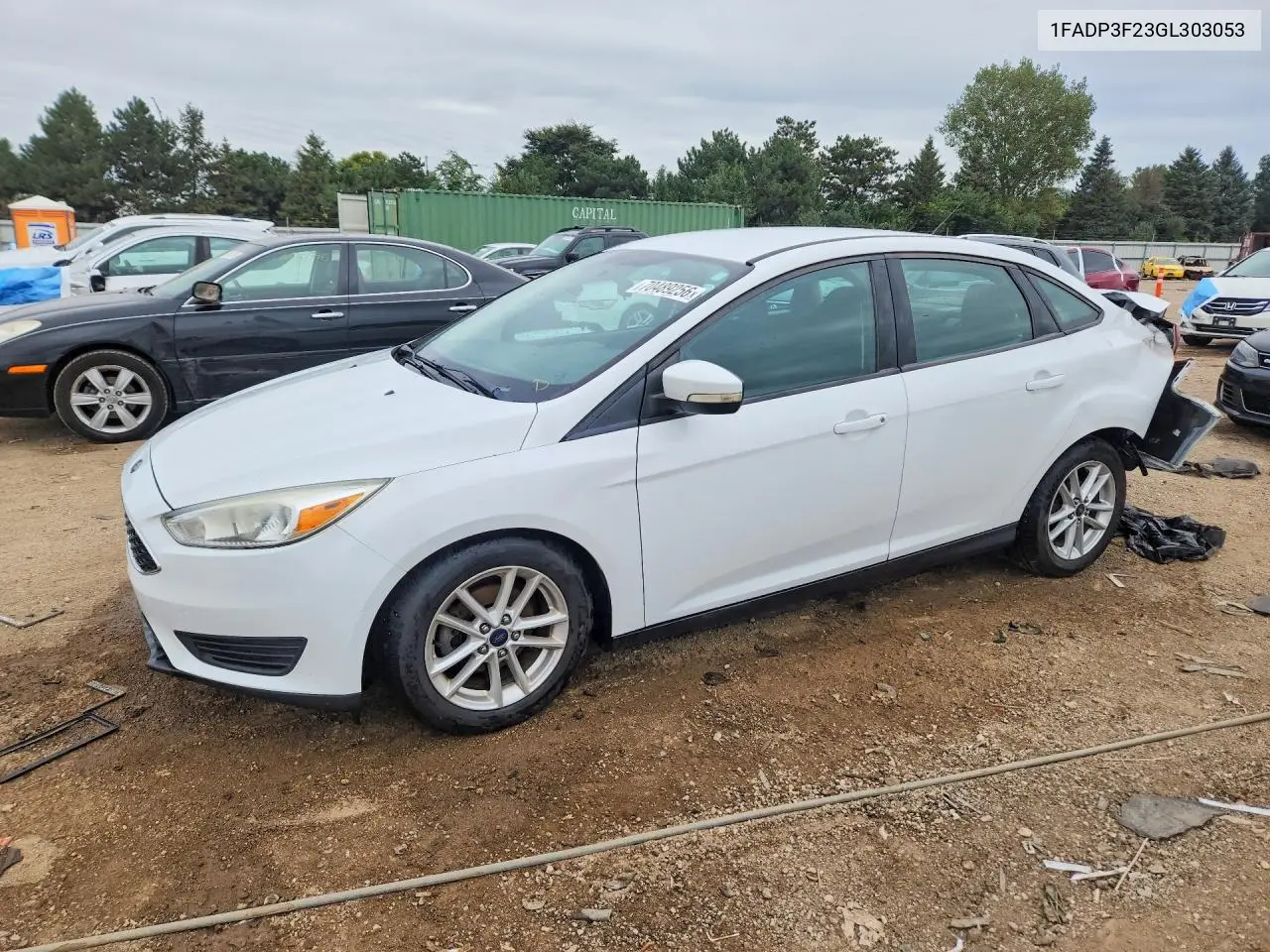 FORD FOCUS 2016, VIN 1FADP3F23GL303053