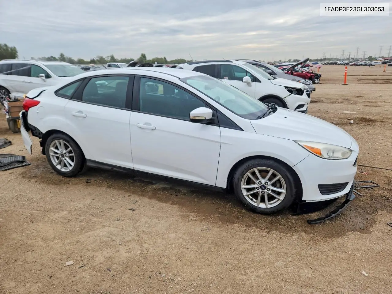 2016 FORD FOCUS VIN 1FADP3F23GL303053 — фото 4