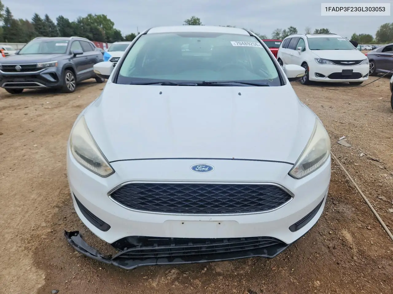 2016 FORD FOCUS VIN 1FADP3F23GL303053 — фото 5