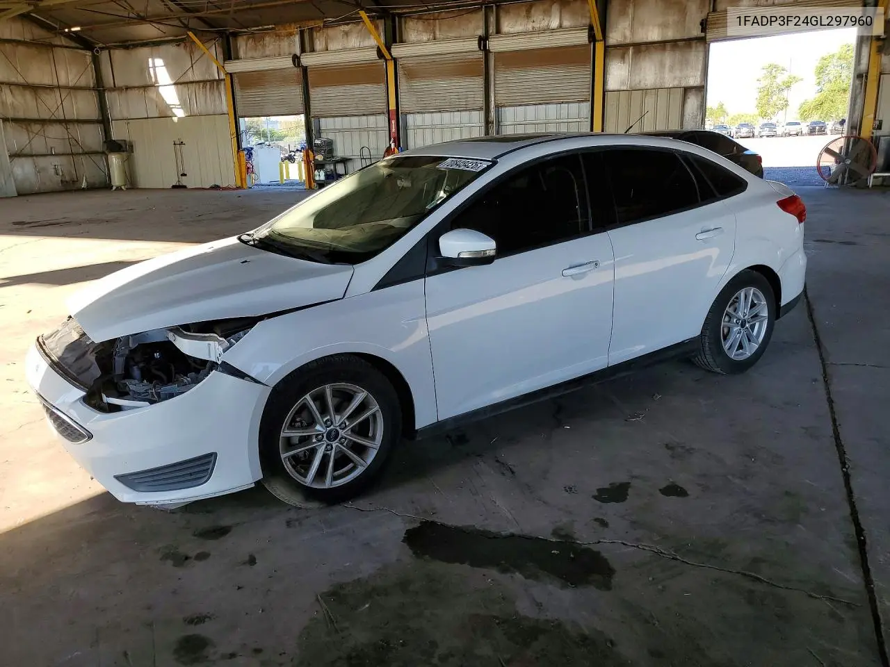 FORD FOCUS 2016, VIN 1FADP3F24GL297960