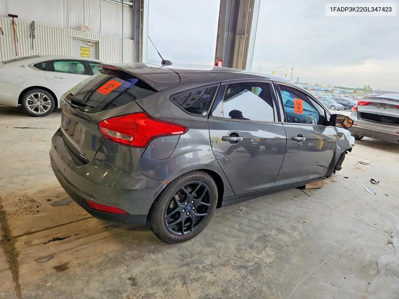 2016 FORD FOCUS VIN 1FADP3K22GL347423 — фото 3
