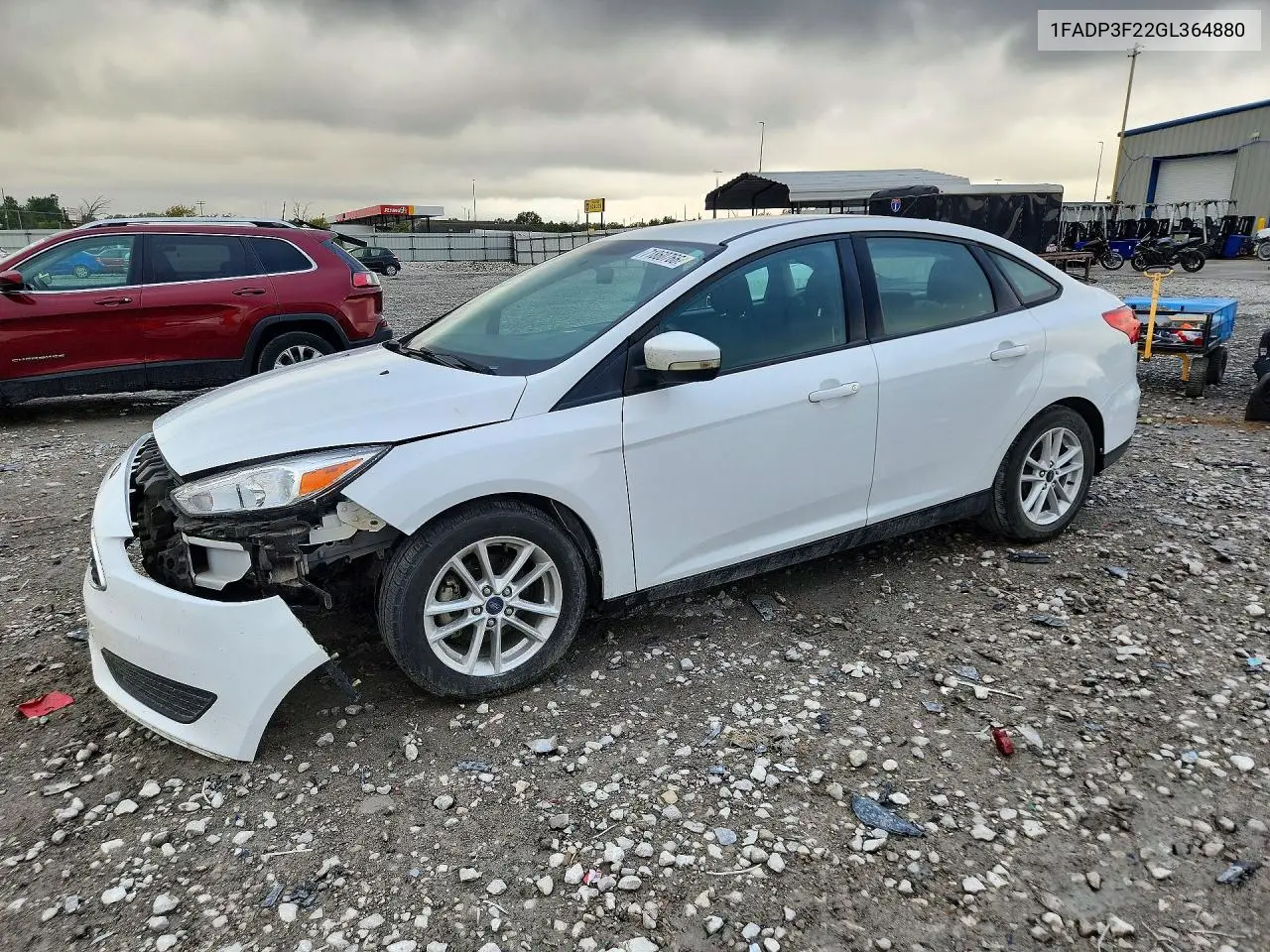 FORD FOCUS 2016, VIN 1FADP3F22GL364880