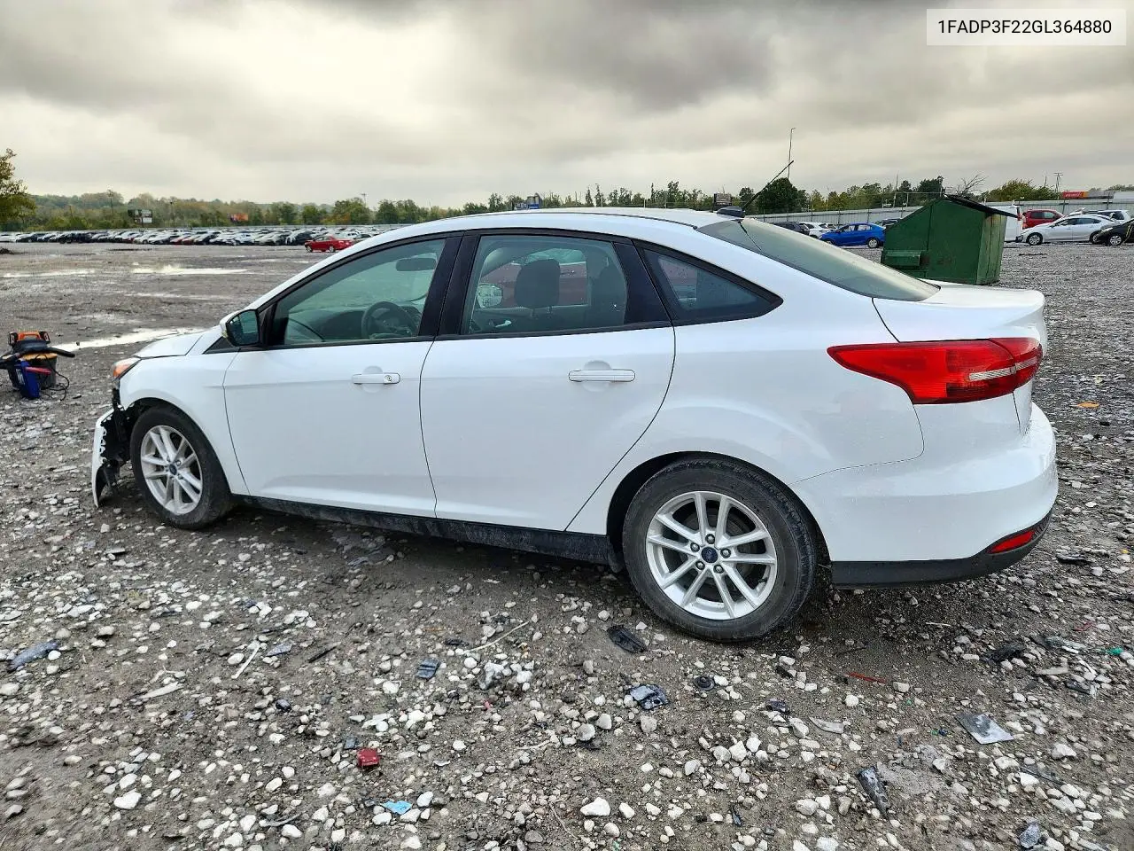 2016 FORD FOCUS VIN 1FADP3F22GL364880 — фото 2