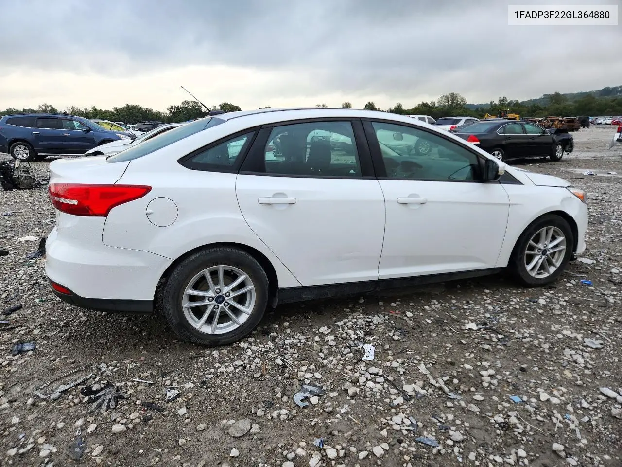 2016 FORD FOCUS VIN 1FADP3F22GL364880 — фото 3