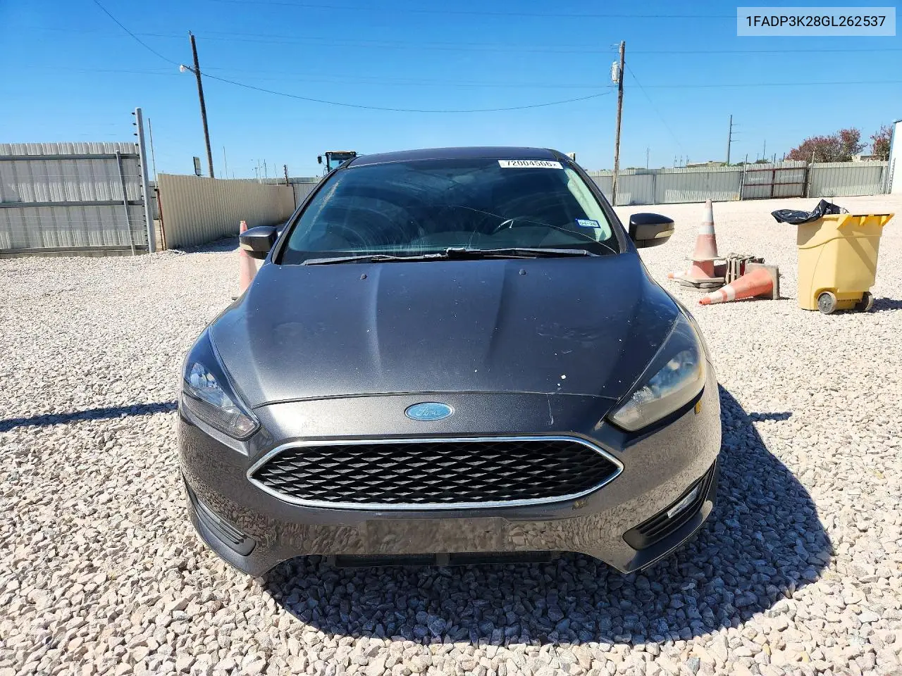 2016 FORD FOCUS VIN 1FADP3K28GL262537 — фото 5