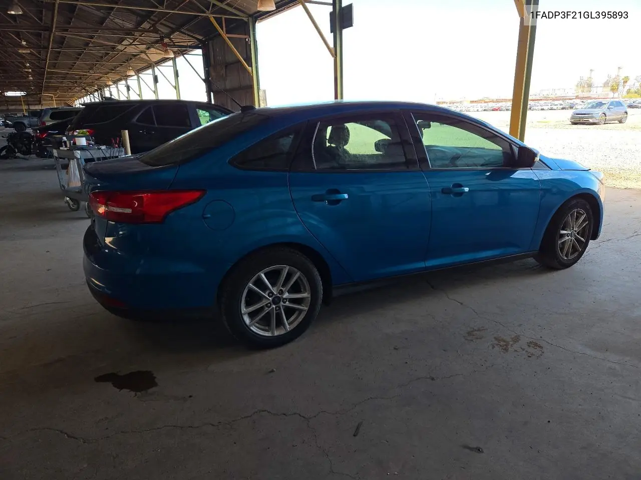 2016 FORD FOCUS VIN 1FADP3F21GL395893 — фото 3