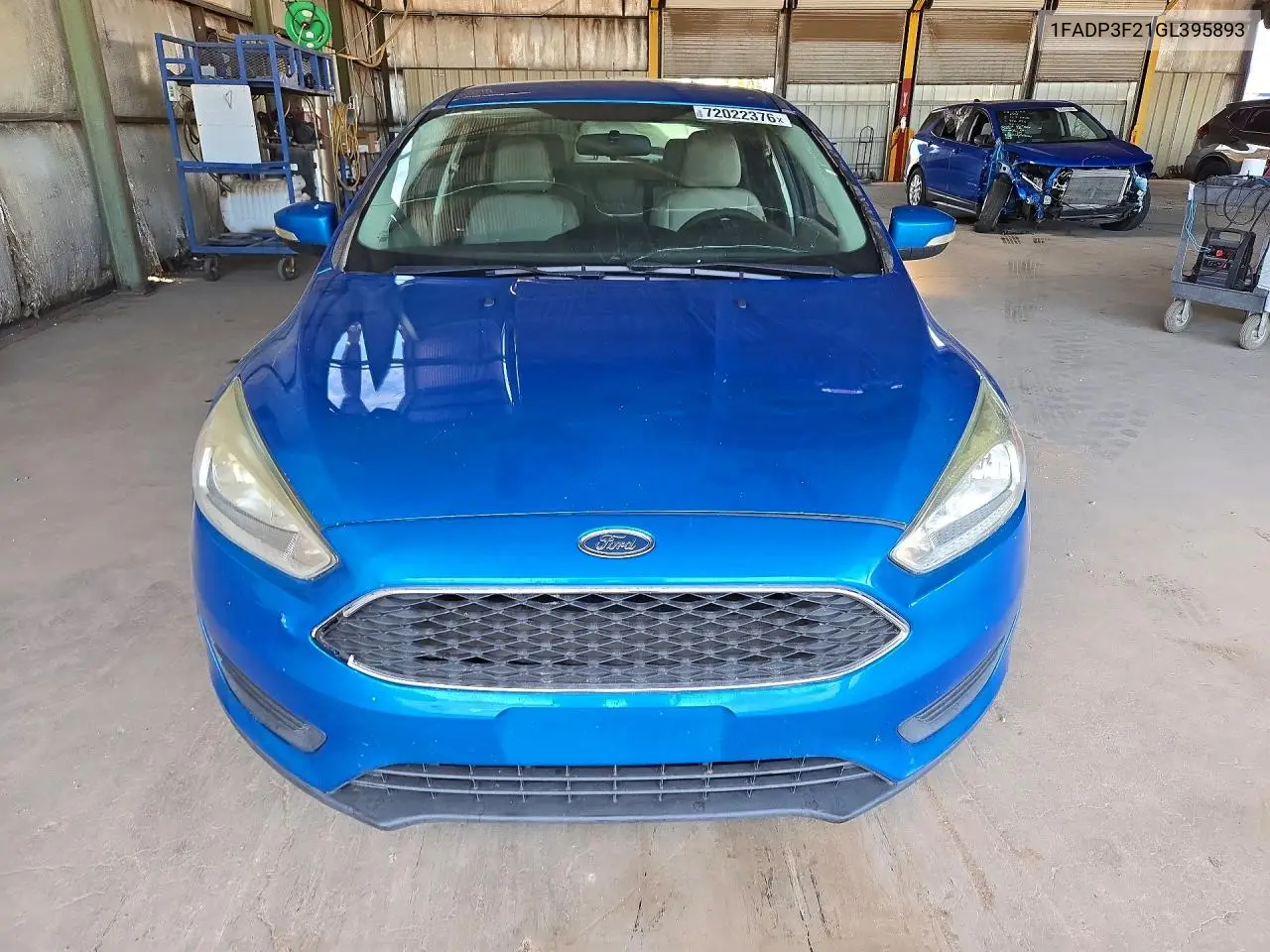 2016 FORD FOCUS VIN 1FADP3F21GL395893 — фото 5