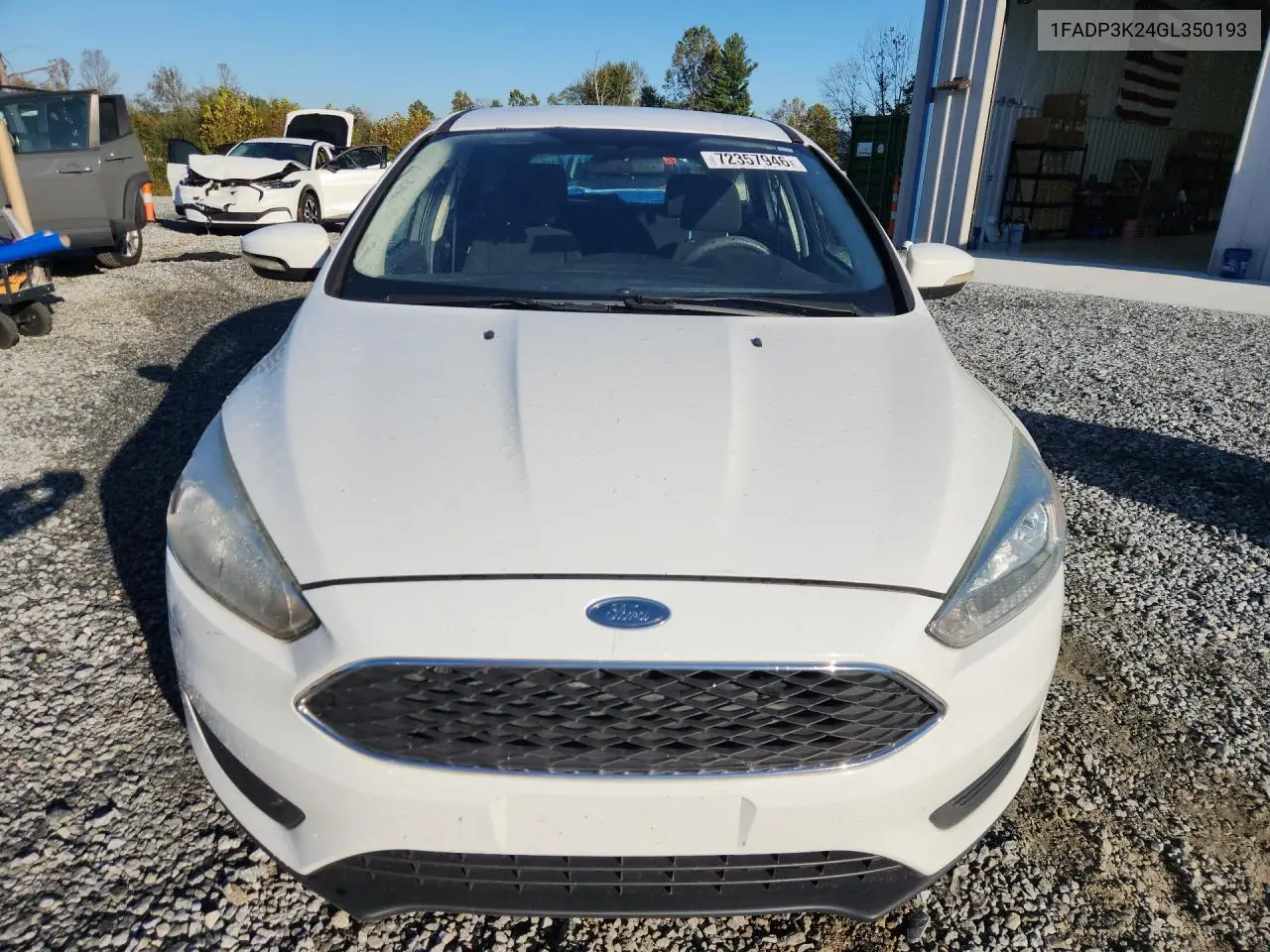 2016 FORD FOCUS VIN 1FADP3K24GL350193 — фото 5