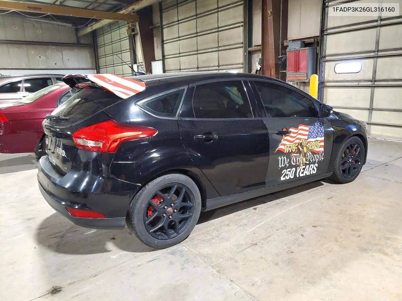 2016 FORD FOCUS VIN 1FADP3K26GL316160 — фото 3