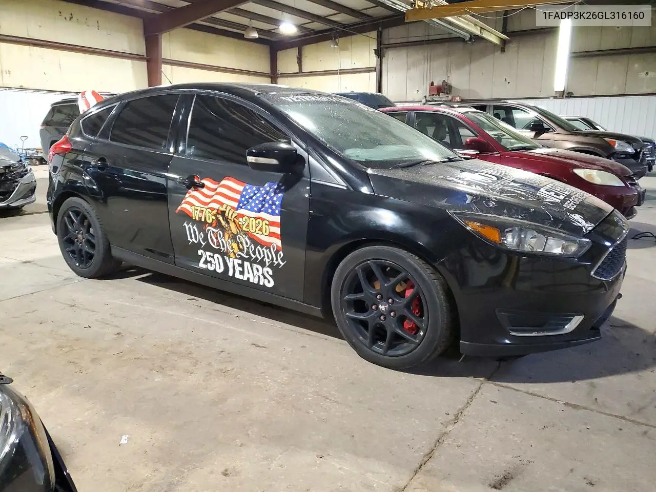 2016 FORD FOCUS VIN 1FADP3K26GL316160 — фото 4