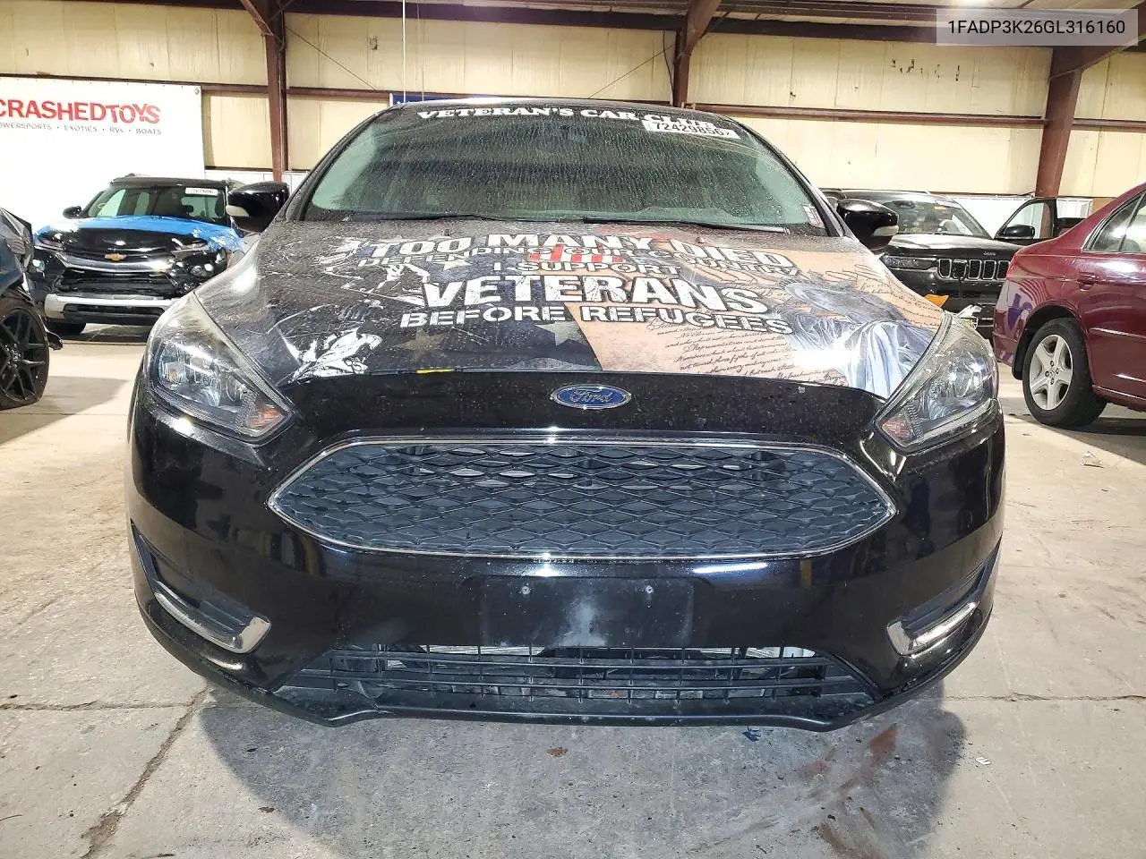 2016 FORD FOCUS VIN 1FADP3K26GL316160 — фото 5