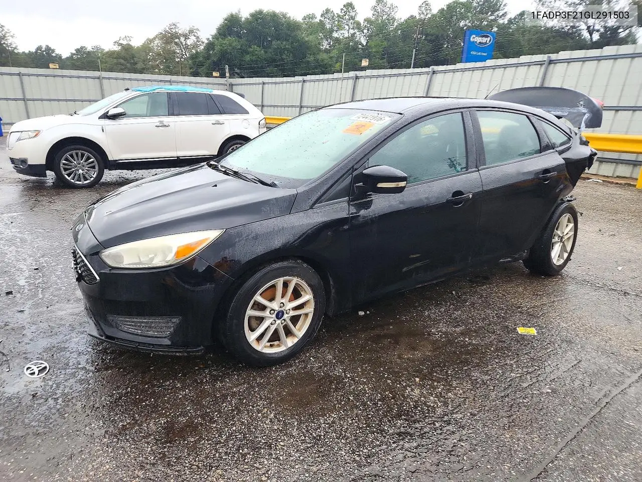 FORD FOCUS 2016, VIN 1FADP3F21GL291503