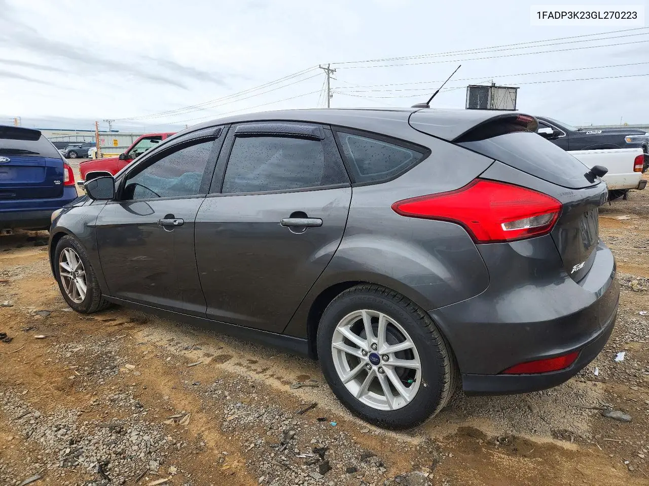 2016 FORD FOCUS VIN 1FADP3K23GL270223 — фото 2