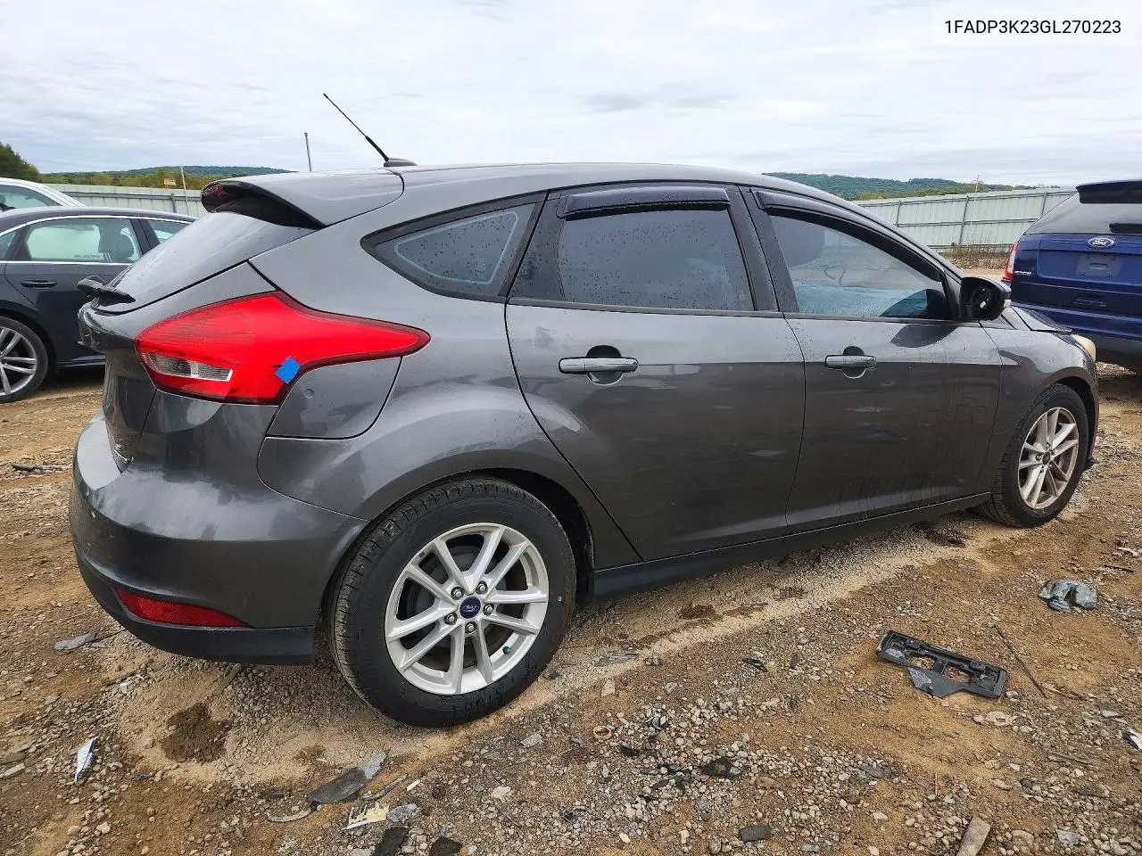 2016 FORD FOCUS VIN 1FADP3K23GL270223 — фото 3