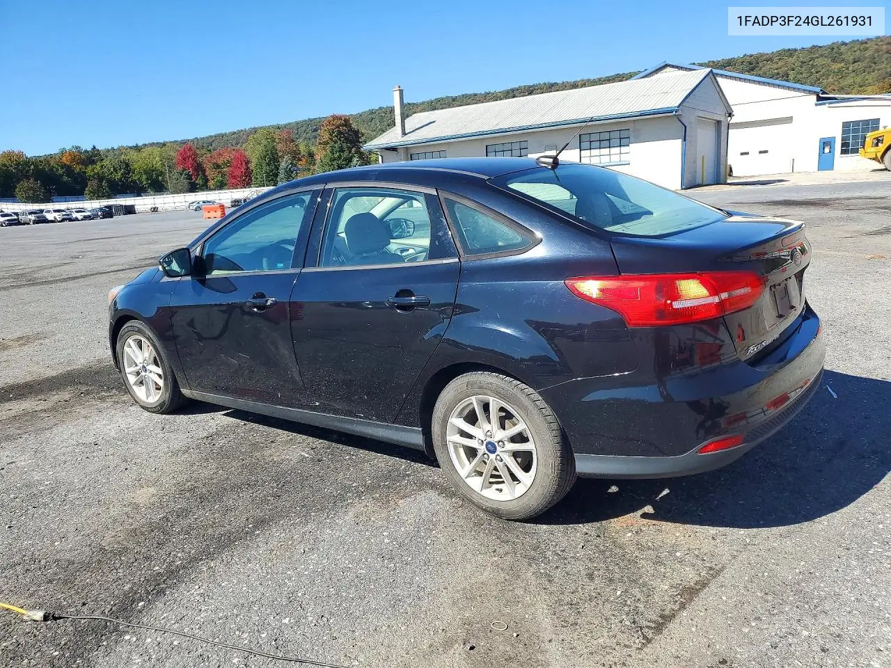 2016 FORD FOCUS VIN 1FADP3F24GL261931 — фото 2