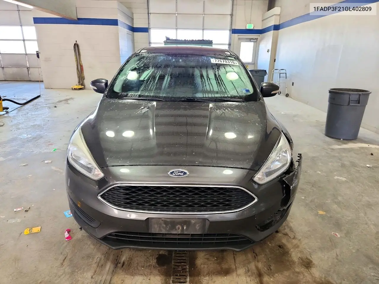2016 FORD FOCUS VIN 1FADP3F21GL402809 — фото 5