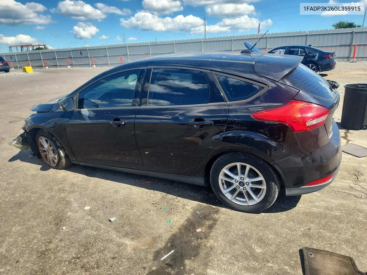 2016 FORD FOCUS VIN 1FADP3K26GL359915 — фото 2