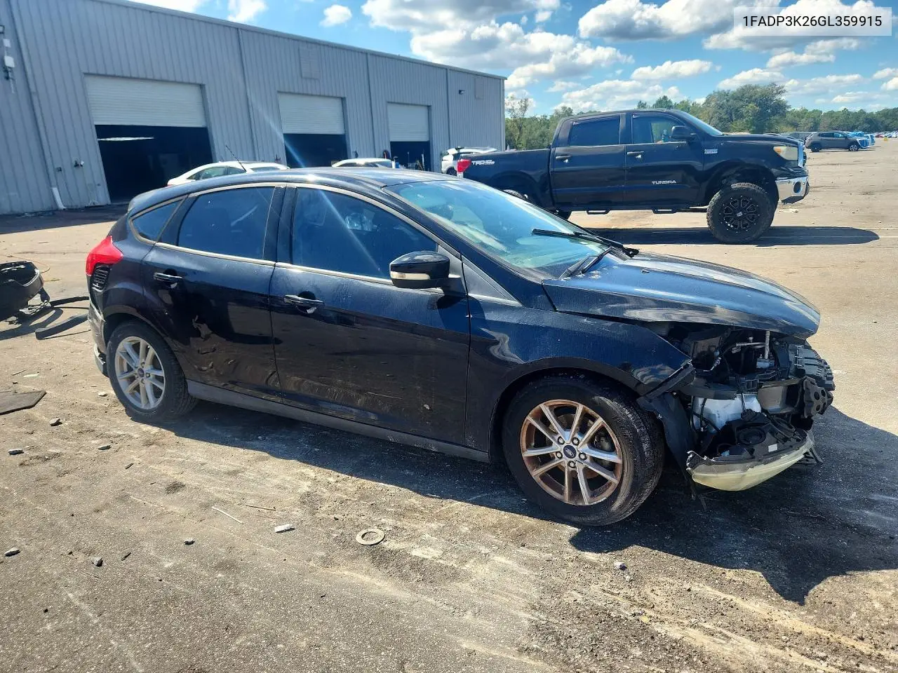 2016 FORD FOCUS VIN 1FADP3K26GL359915 — фото 4