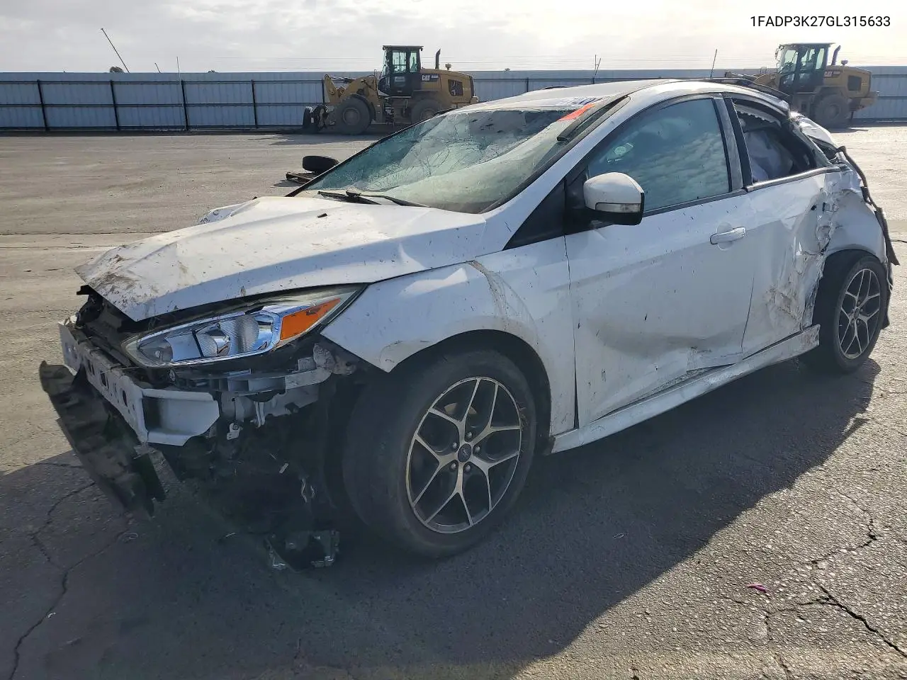FORD FOCUS 2016, VIN 1FADP3K27GL315633