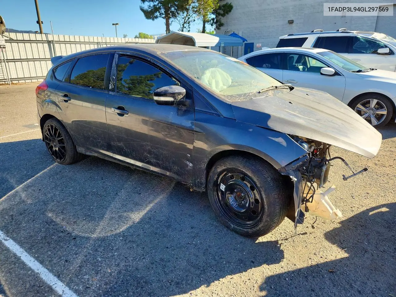 2016 FORD FOCUS VIN 1FADP3L94GL297569 — фото 4