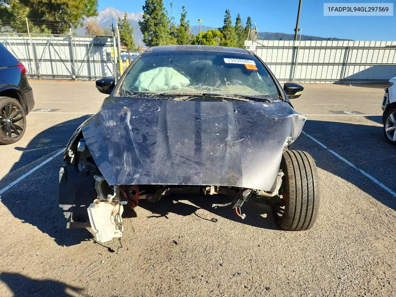2016 FORD FOCUS VIN 1FADP3L94GL297569 — фото 5