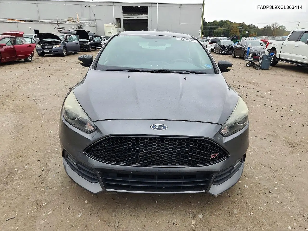 2016 FORD FOCUS VIN 1FADP3L9XGL363414 — фото 5