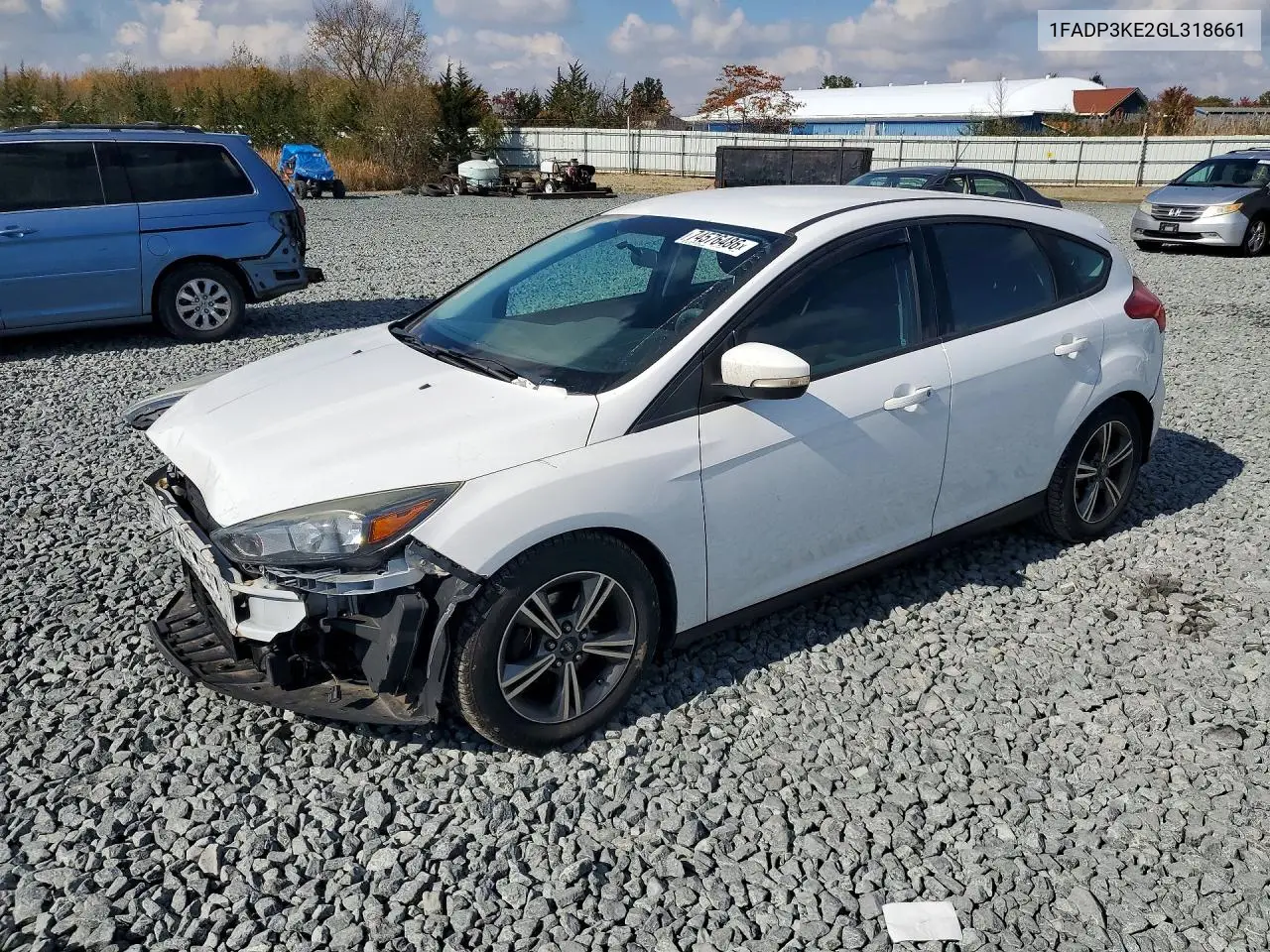 FORD FOCUS 2016, VIN 1FADP3KE2GL318661