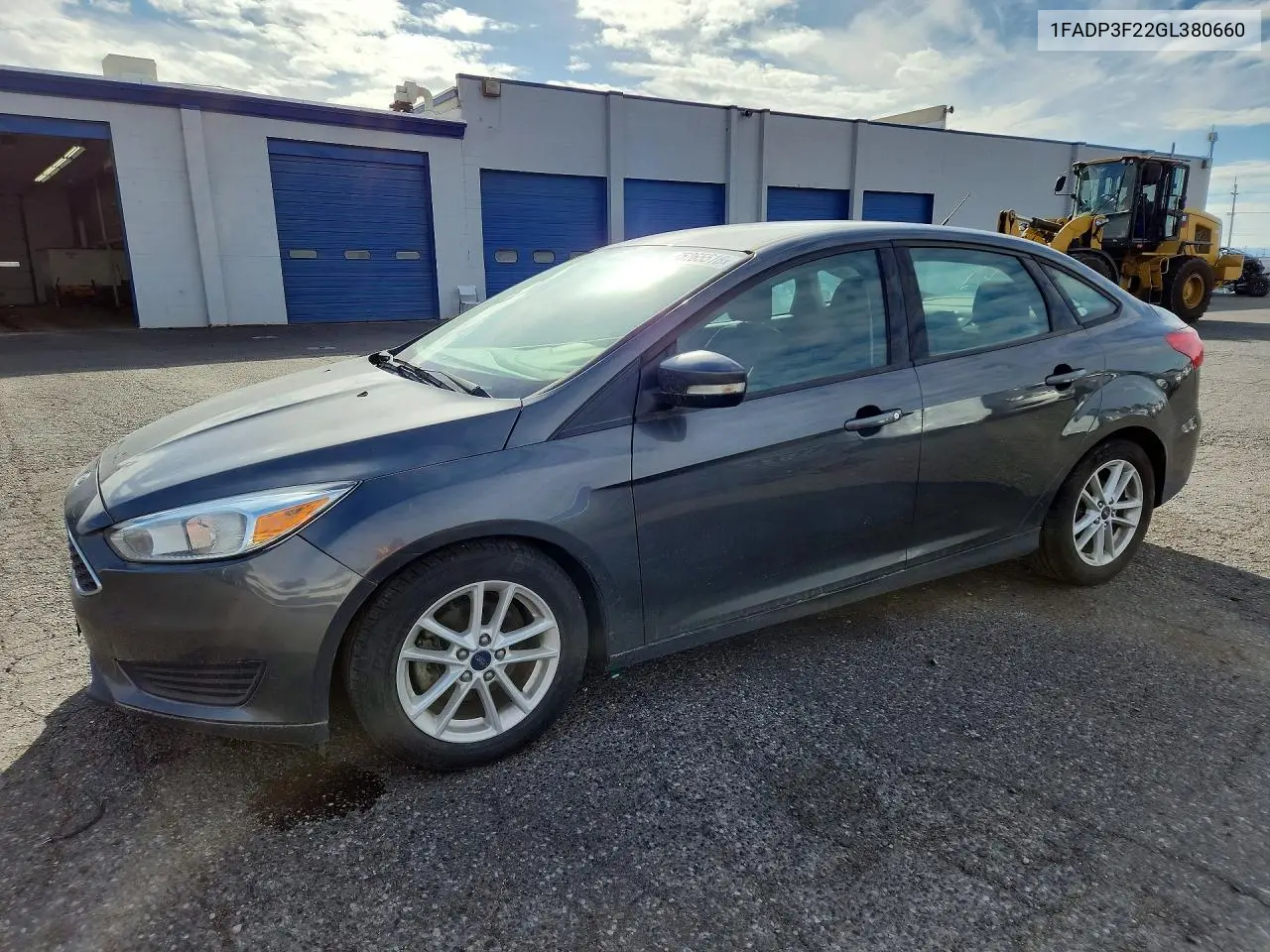 FORD FOCUS 2016, VIN 1FADP3F22GL380660