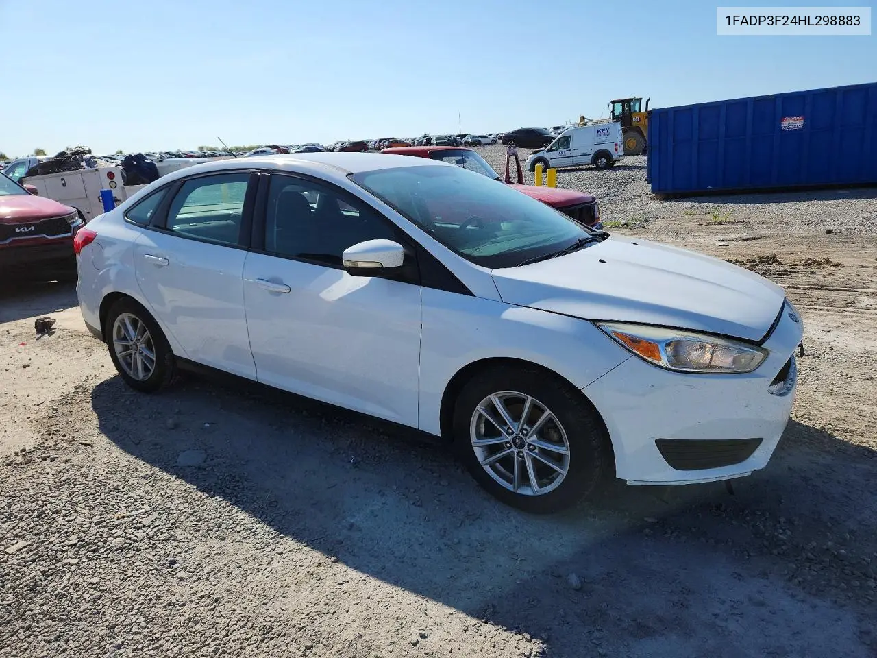 2017 FORD FOCUS VIN 1FADP3F24HL298883 — фото 4