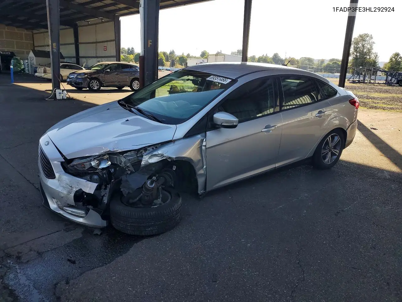 FORD FOCUS 2017, VIN 1FADP3FE3HL292924