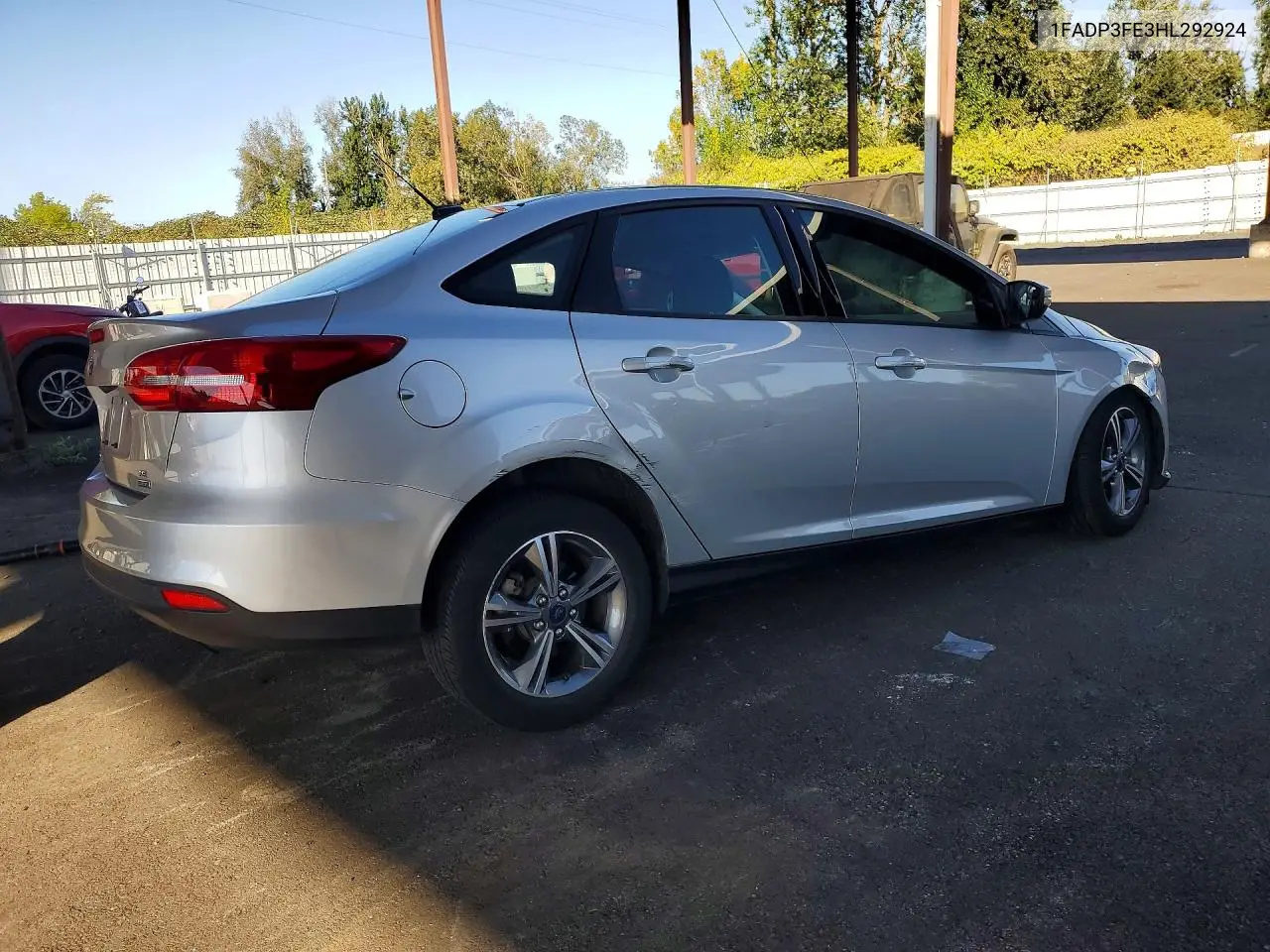 2017 FORD FOCUS VIN 1FADP3FE3HL292924 — фото 3