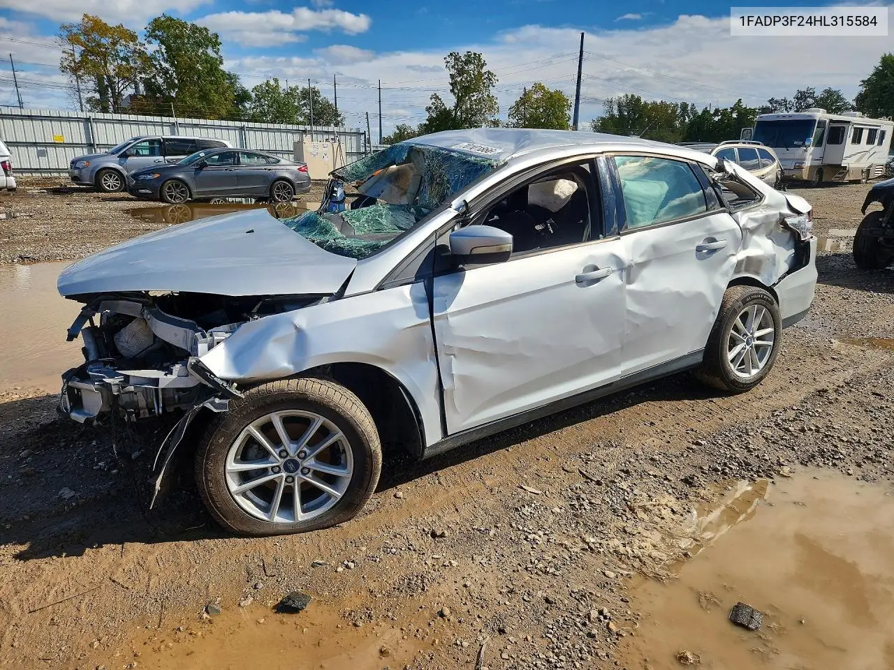 FORD FOCUS 2017, VIN 1FADP3F24HL315584