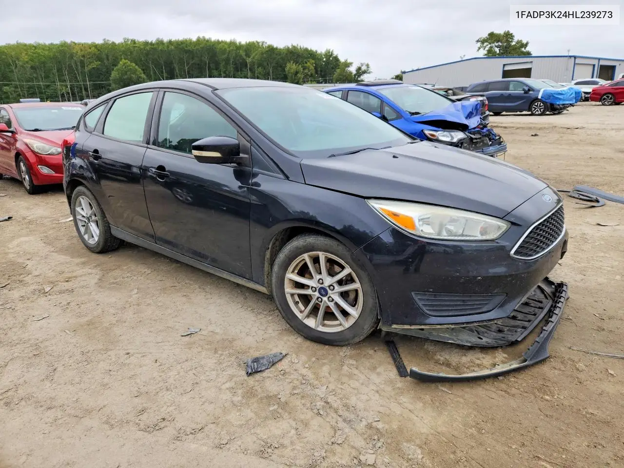 2017 FORD FOCUS VIN 1FADP3K24HL239273 — фото 4