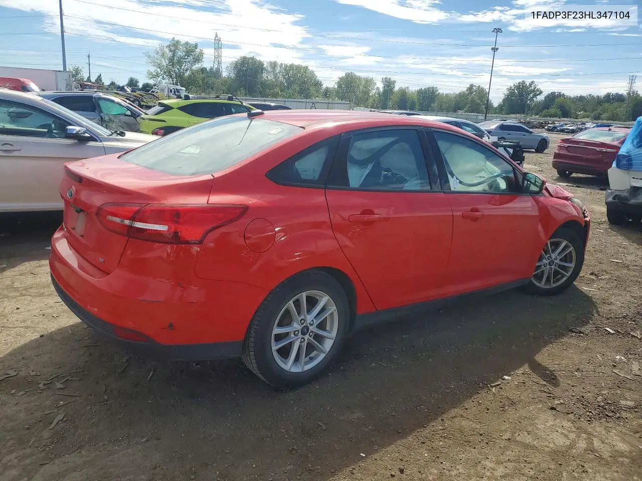 2017 FORD FOCUS VIN 1FADP3F23HL347104 — фото 3