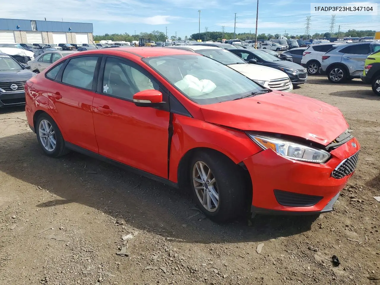 2017 FORD FOCUS VIN 1FADP3F23HL347104 — фото 4