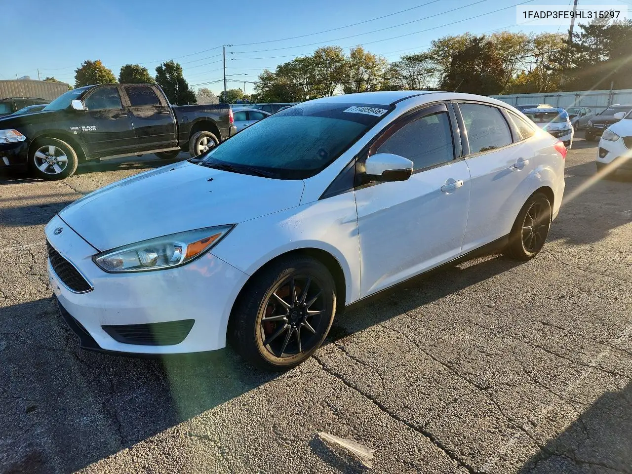 FORD FOCUS 2017, VIN 1FADP3FE9HL315297