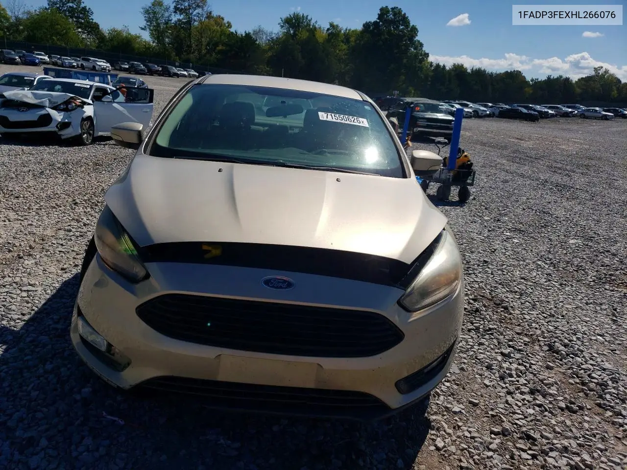 2017 FORD FOCUS VIN 1FADP3FEXHL266076 — фото 5