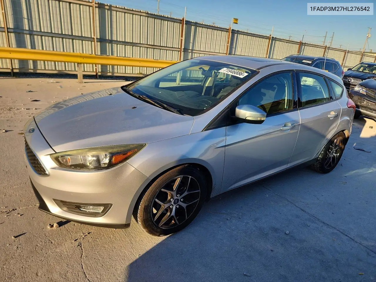 FORD FOCUS 2017, VIN 1FADP3M27HL276542