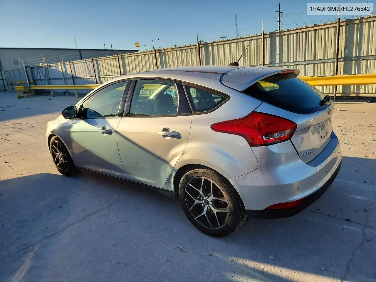 2017 FORD FOCUS VIN 1FADP3M27HL276542 — фото 2