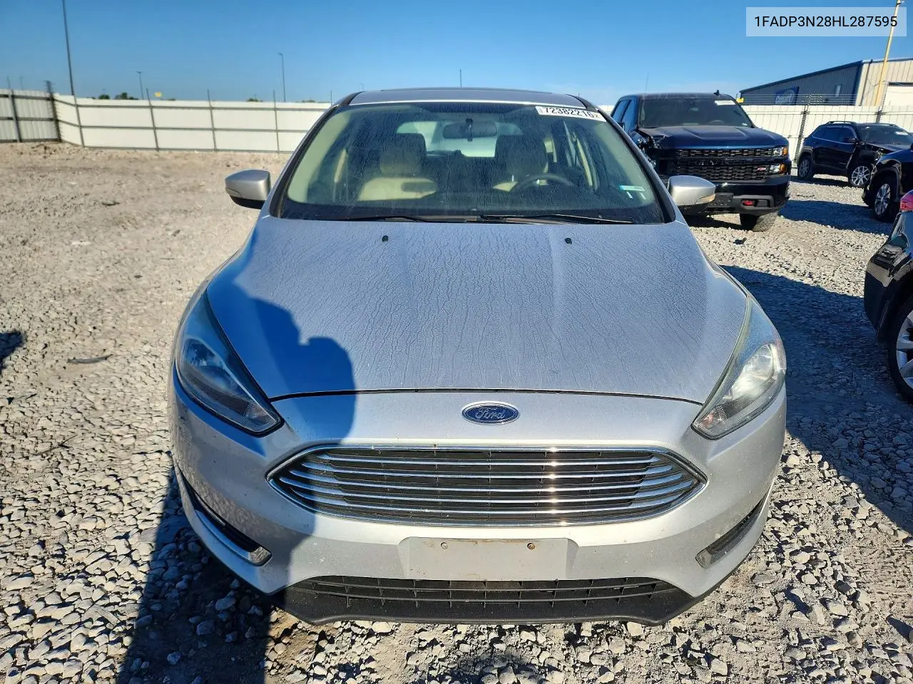2017 FORD FOCUS VIN 1FADP3N28HL287595 — фото 5