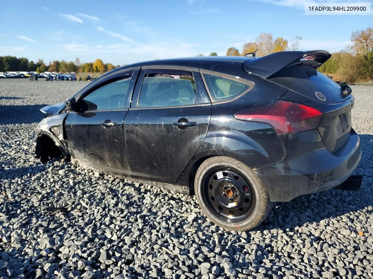 2017 FORD FOCUS VIN 1FADP3L94HL209900 — фото 2