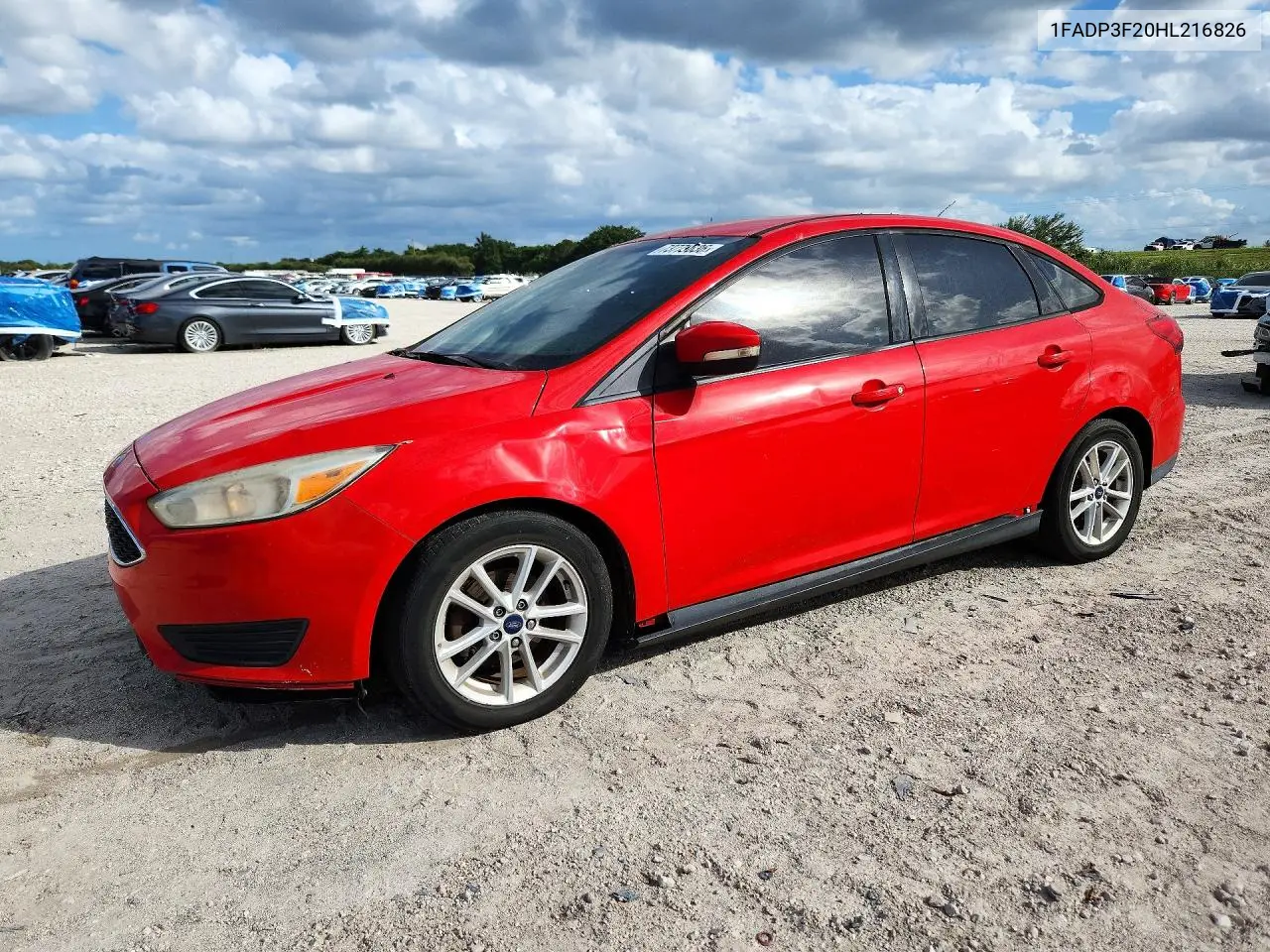 FORD FOCUS 2017, VIN 1FADP3F20HL216826