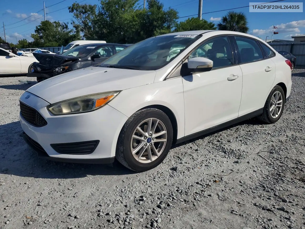 FORD FOCUS 2017, VIN 1FADP3F20HL264035