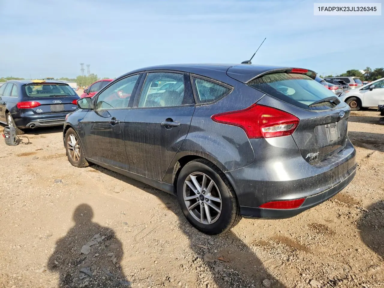 2018 FORD FOCUS VIN 1FADP3K23JL326345 — фото 2