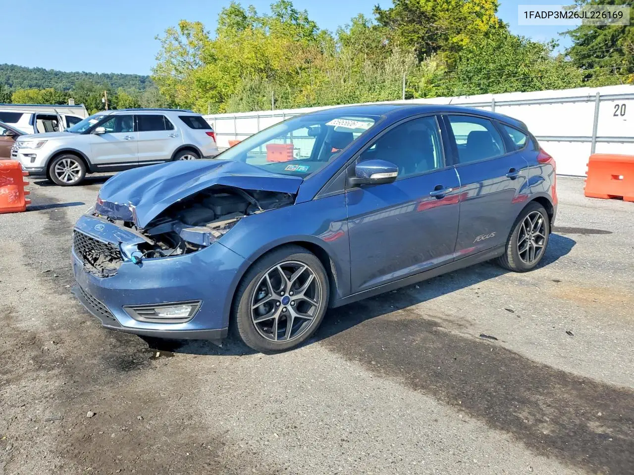 FORD FOCUS 2018, VIN 1FADP3M26JL226169