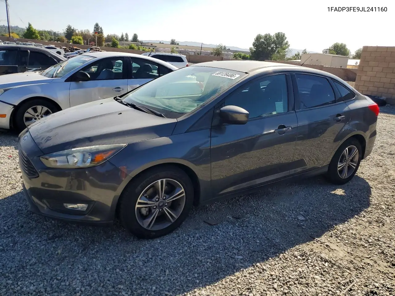 FORD FOCUS 2018, VIN 1FADP3FE9JL241160