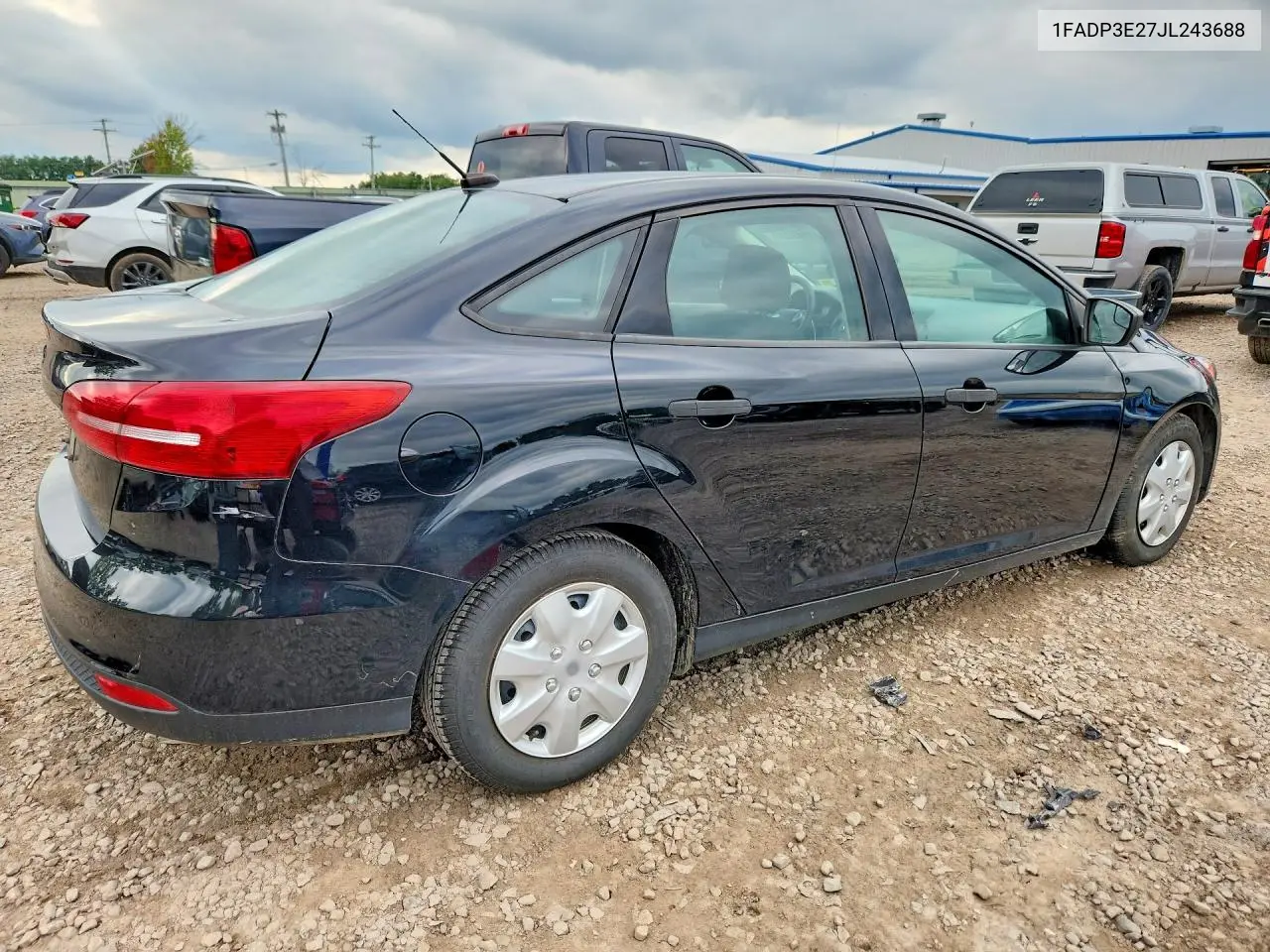 2018 FORD FOCUS VIN 1FADP3E27JL243688 — фото 3